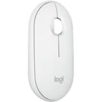 Souris sans fil Logitech Pebble 2 M350s Blanc Adapté pour les gauchers 910-007013