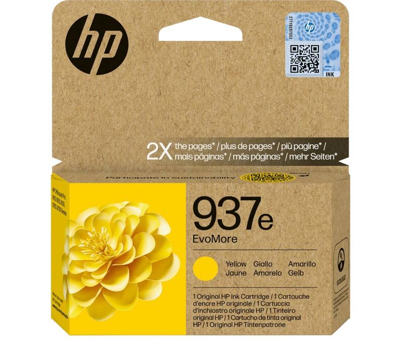 Cartouche jet d’encre HP D'origine 4S6W8NE Jaune