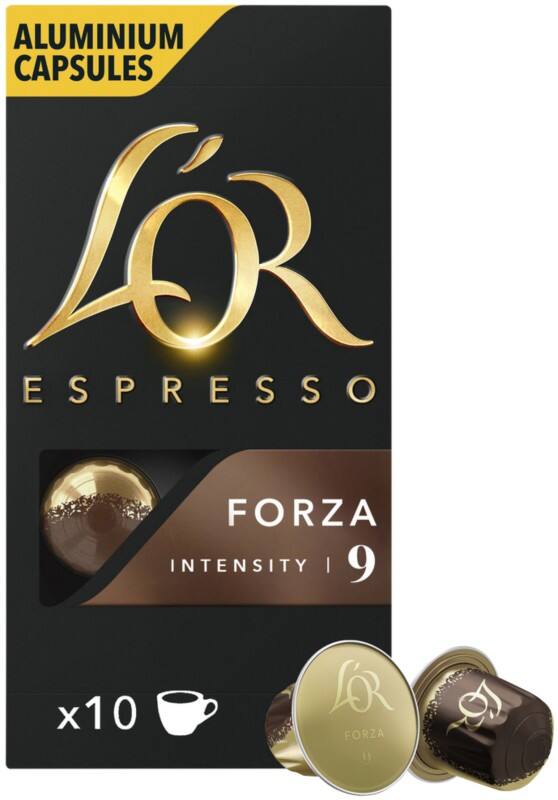 L'OR Forza Koffiecups Nespresso Dark 100 Stuks à 0,5 g