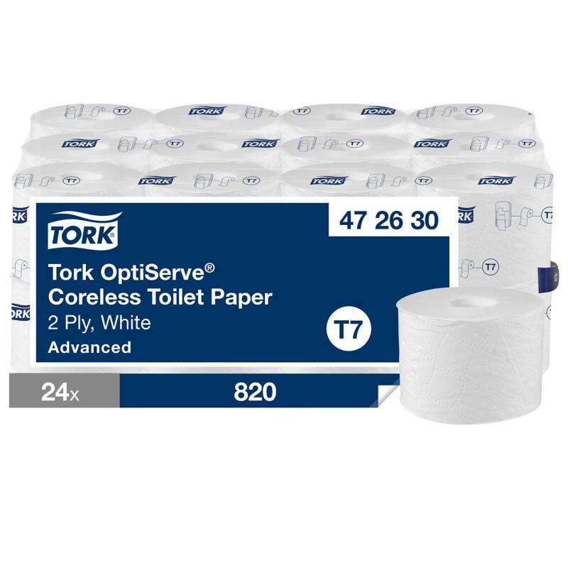 Tork OptiServe Toiletpapier 2-laags Kernloos 472630 24 Rollen à 820 Vellen 