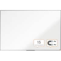 Tableau blanc Nobo Essence Montage mural Magnétique Acier Laqué Simple face 180 (L) x 120 (H) cm