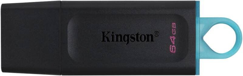 Clé USB Kingston DataTraveler Exodia 64 Go Noir, turquoise
