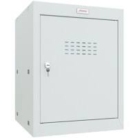 Casier Phoenix Acier 1 porte Serrure à clé 400 x 400 x 520 mm Gris