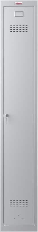 Casier Phoenix Personal Lockers Acier 1 portes Serrure à clé 300 x 500 x 1830 mm Gris