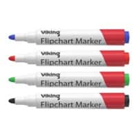 Marqueur pour chevalet Viking  Ogive 1 - 3 mm Assortiment 4 Unités 