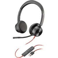 poly Blackwire Headset Over het hoofd Met microfoon Stereo 8225 Zwart