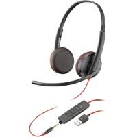 poly Blackwire Headset met Microfoon Stereo 3225 Zwart