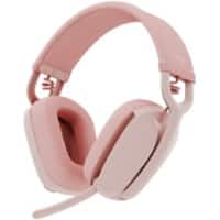 Logitech Zone Vibe 100 Headset Over het hoofd Met Bluetooth Met microfoon Stereo Roze