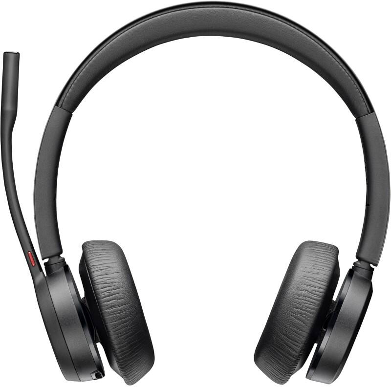 Micro casque poly Voyager 4320 Sur tête Avec Bluetooth Avec Microphone Noir