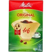 Melitta 1x6 Koffiefilters Bruin 40 Stuks