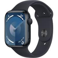 Apple Watch Series 9 45 mm Digitaal 396 x 484 pixels Touchscreen Zwart Wi-Fi GPS (satelliet)