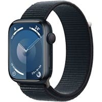 Apple Watch Series 9 45 mm Digitaal 396 x 484 pixels Touchscreen Zwart Wi-Fi GPS (satelliet)