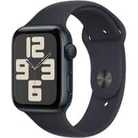 Apple Watch SE OLED 44 mm Digital 368 x 448 pixels Écran tactile Noir Wi-Fi GPS (satellite)