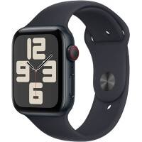 Apple Watch SE OLED 44 mm Digitaal 368 x 448 pixels Touchscreen 4G Zwart Wi-Fi GPS (satelliet)