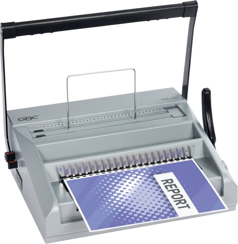 Perforelieur manuel GBC MB20 4410039 peigne plastique et métal 270 feuilles