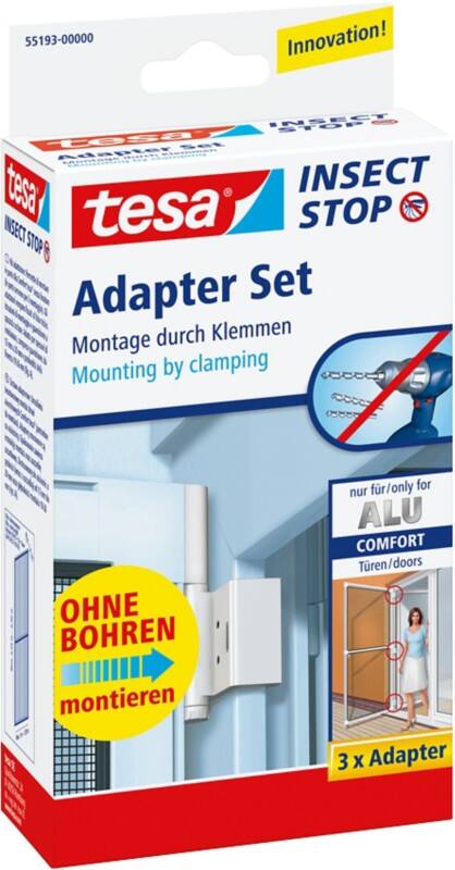 tesa Comfort Vliegenhor 110 x 57 x 210 mm Wit 3 stuks