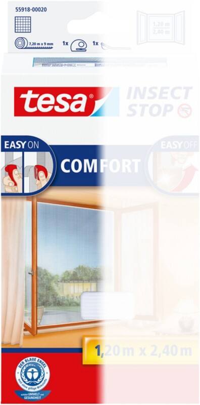 tesa Comfort Vliegenhor 1.200 x 2.400 mm Wit