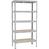 Rayonnage Métal 900 x 450 x 1800 mm Gris