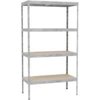 Opbergrek Metaal 1.200 x 600 x 2.170 mm Grijs