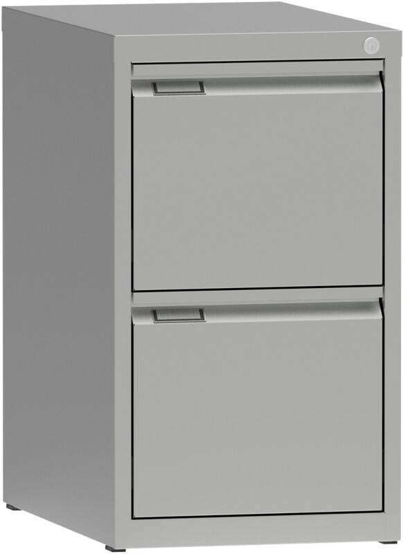 Metaal Archiefkast 2 Lades 405 x 623 x 704 mm Grijs