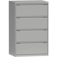 Metaal Archiefkast 4 Lades 840 x 623 x 1.320 mm Grijs