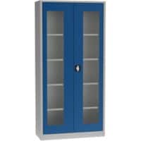 Universal Opbergkast Metaal 4 Planken Afsluitbaar 1,200 x 500 x 1,800 mm Lichtblauw