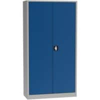 Universal Opbergkast Metaal 4 Planken Afsluitbaar 950 x 400 x 1,800 mm Grijs