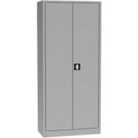 Universal Opbergkast Metaal 4 Planken Afsluitbaar 800 x 400 x 1,800 mm Grijs