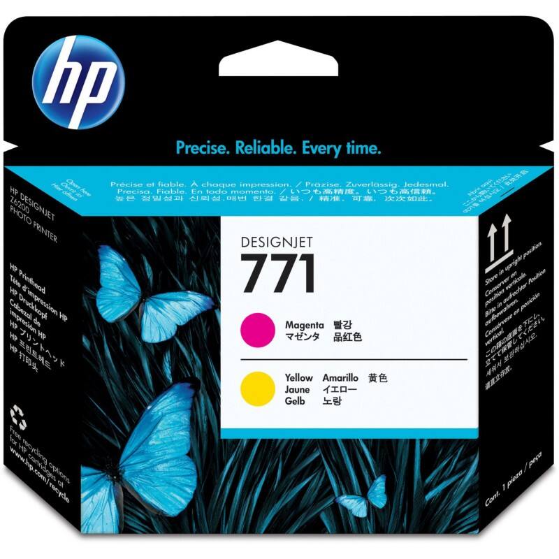 HP 771 Origineel Printkop CE018A Magenta, Geel