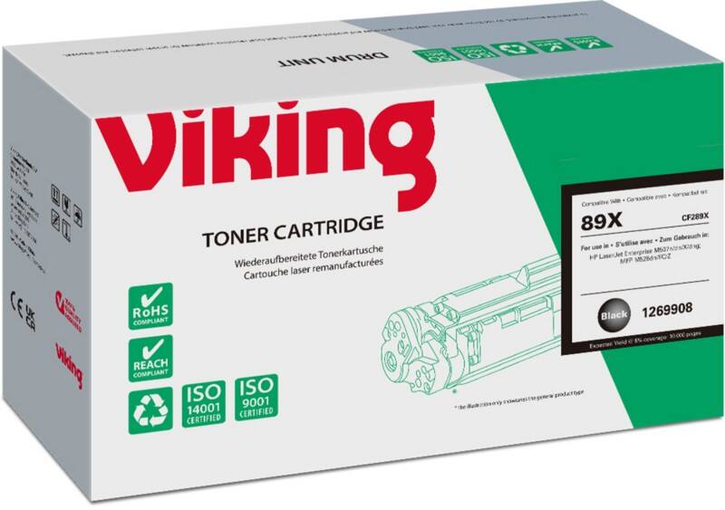 Viking CF289X Compatibel HP Tonercartridge Zwart   