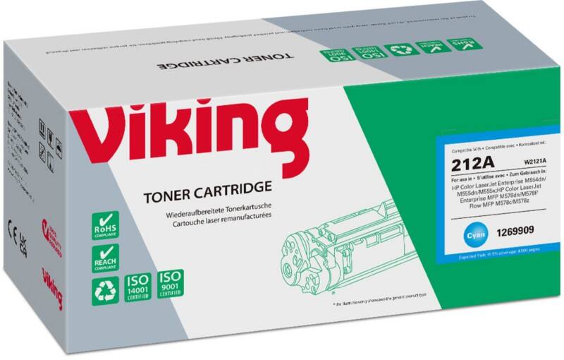Viking W2121A Compatibel HP Tonercartridge Cyaan   