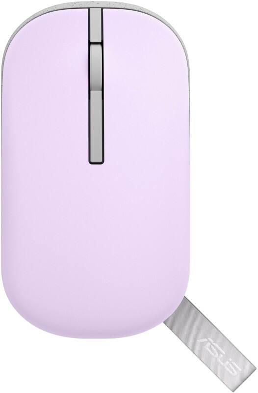 Souris sans fil ASUS MD100 Bleu, rose Adapté pour les gauchers