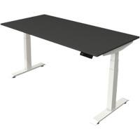 Bureau assis-debout Kerkmann Hauteur ajustable électriquement Anthracite Piètement en T 0 tiroirs 0 caissons 1600 (l) x 800 (p) x 1290 (h) mm Bois, métal