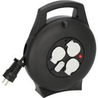 brennenstuhl Vario Line Enrouleur de Câble 3-Voies USB-A 10 m Noir 1093900600