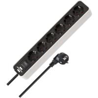 brennenstuhl Ecolor Stekkerdoos 6-voudig, 1,5 m Zwart 1153260020