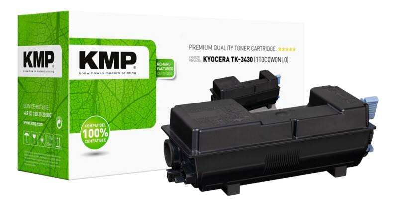 KMP 1T0C0W0NL0 Compatibel Kyocera Tonercartridge Zwart
