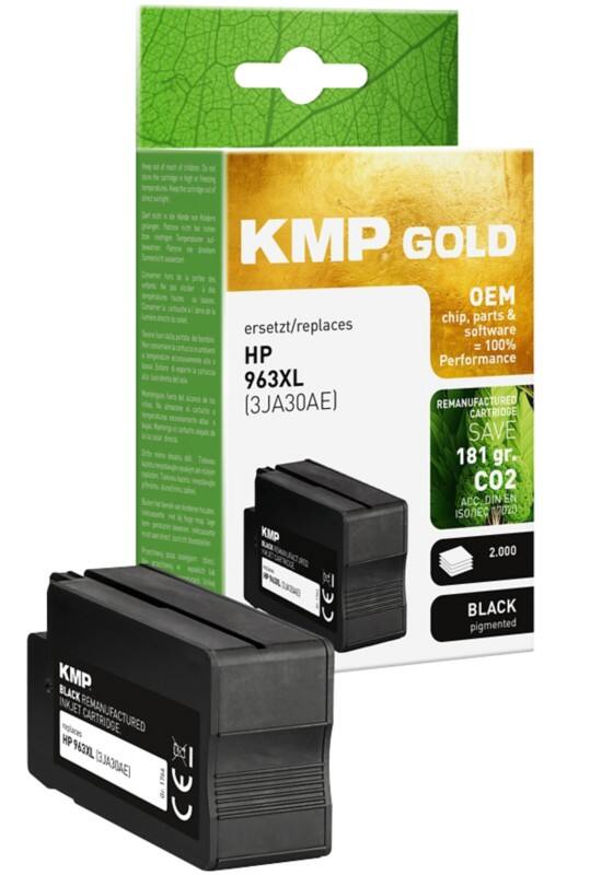 KMP 3JA30AE Compatibel HP Inktcartridge 963XL Zwart