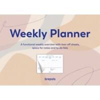 Brepols Weekplanner Weekoverzicht Engels 29,7 (B) x 1,2 (D) x 21 (H) cm Kleurenassortiment