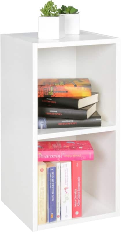 Bibliothèque WOHNLING Aggloméré 2300 x 300 x 600 mm Blanc