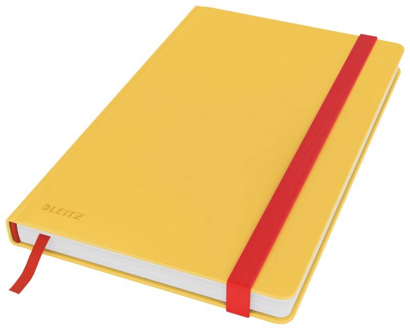 Leitz WOW Notebook A5 quadrillé, relié par fil avec couverture en PP 46410095 160 pages 80 feuilles Noir