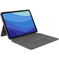 Logitech Draadloos Toetsenbord Combo Touch 920-010142 QWERTZ DE Grijs Voor iPad Pro 11"