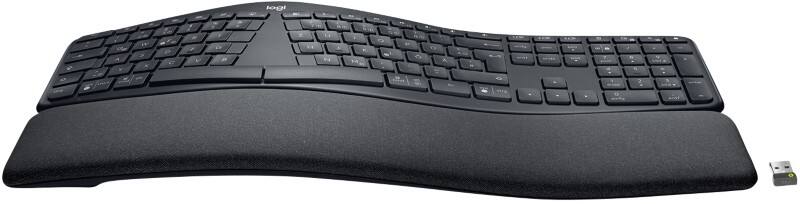 Logitech Draadloos Toetsenbord K860 Ergo 920-010345 QWERTZ DE Grafiet