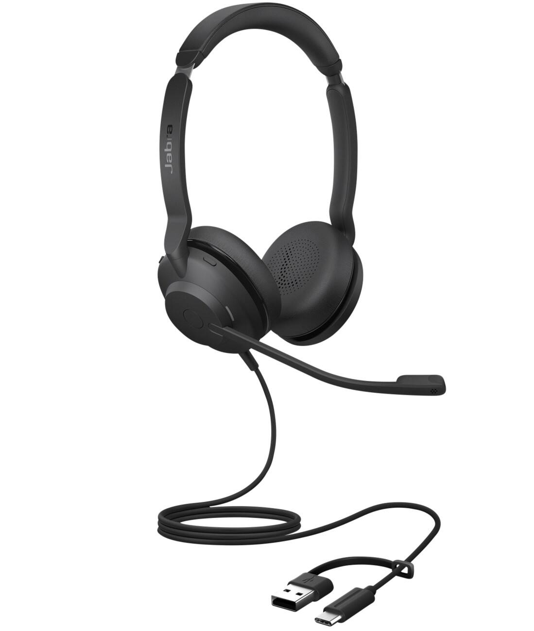 Jabra Evolve2 Bedraad Headset Over het hoofd USB Stereo 30 SE Zwart