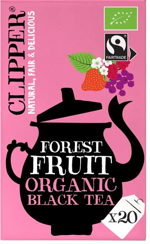 Clipper Thee Forest Fruit Organic Black Tea 20 stuks à 45 g