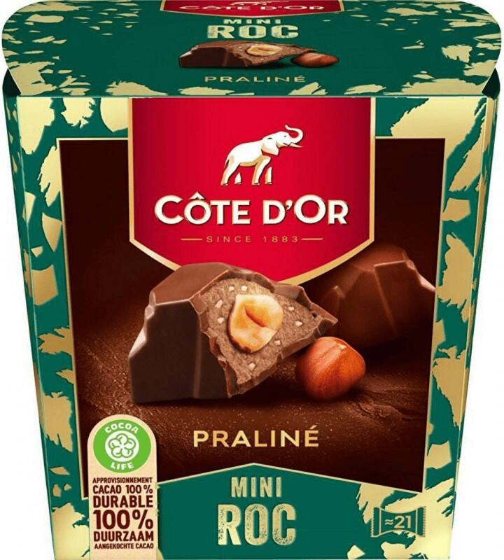 Cote d'Or Mini Roc Amandel Hazelnoot-praliné 195 g