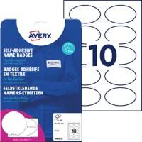 AVERY Zweckform Inkjet Naambadge-etiketten J4882-20 Zelfklevend Speciaal formaat Wit 8,5 x 5 cm 20 Stuks