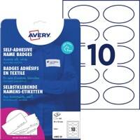 AVERY Zweckform Laser Naambadge-etiketten L4882-20 Zelfklevend Speciaal formaat Wit 8,5 x 5 cm 20 Stuks