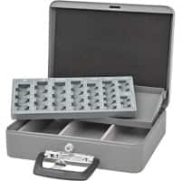 WEDO Kassa Cilinderslot 255 x 310 x 96 mm Grijs