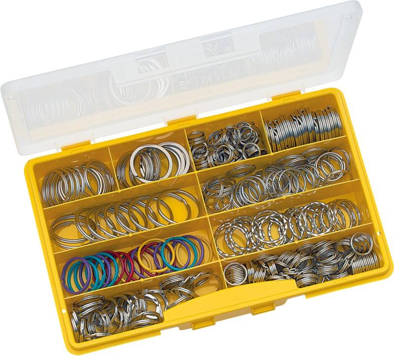 WEDO Sleutelring Kleurenassortiment 300 stuks