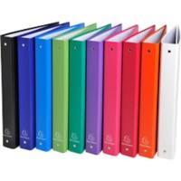 Classeur à anneaux Exacompta 30 mm PP (Polypropylène) A4 4 anneaux Assortiment 51330E 20 unités